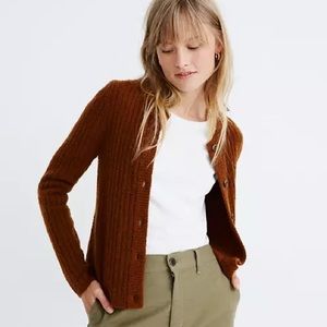 Madewell Merritt Shrunken Cardigan Sweater